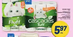 Marché Bonichoix CASCADES PAPER TOWELS OR BATHROOM TISSUE offer