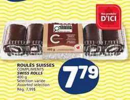 Marché Bonichoix COMPLIMENTS SWISS ROLLS offer