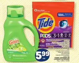Marché Bonichoix DOWNY OR GAIN OR BOUNCE, TIDE FABRIC SOFTENER OR LAUNDRY DETERGENT offer
