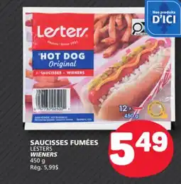 Marché Bonichoix LESTERS WIENERS offer