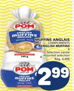 Marché Bonichoix COMPLIMENTS ENGLISH MUFFINS offer