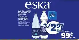 Marché Bonichoix ESKA NATURAL OR CARBONATED SPRING WATER offer