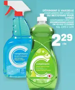Marché Bonichoix Compliments Dishwashing Liquid Or Glass Cleaner offer