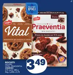 Marché Bonichoix LECLERC VITAL, PRAEVENTIA COOKIES offer