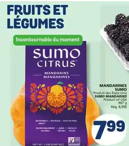 Marché Bonichoix SUMO MANDARINS offer