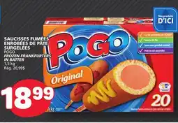Marché Bonichoix POGO FROZEN FRANKFURTERS IN BATTER offer