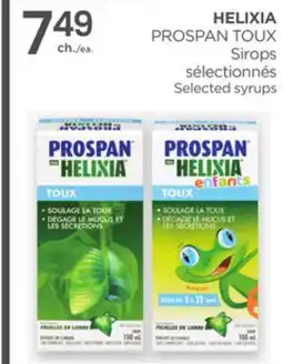 Proxim HELIXIA PROSPAN TOUX Selected syrups offer