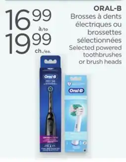 Proxim ORAL-B Selected powered toothbrushes or brush heads offer