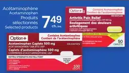 Proxim Option+ Acétaminophène Produits offer