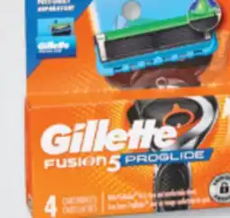 Familiprix GILLETTE, Selected cartridges or razors offer
