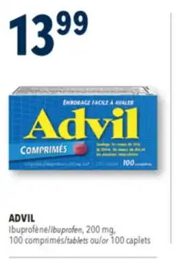 Familiprix ADVIL, Ibuprofen, 200 mg, 100 tablets offer