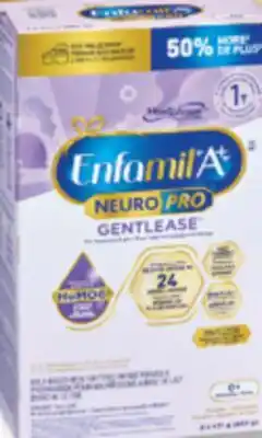 Familiprix ENFAMIL A+, NeuroPro Gentlease Infant formula milk-based with iron fortified, 2 x 431 g offer