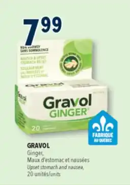 Familiprix GRAVOL Ginger 20units offer