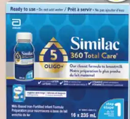 Familiprix SIMILAC, 360 Total Care Infant formula ready to feed offer