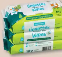 Familiprix Essentiel Baby wipes, 3x 64units offer