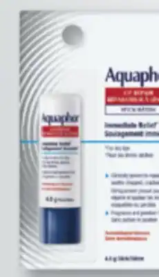 Familiprix EUCERIN AQUAPHOR, Selected lip balms offer