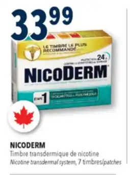 Familiprix NICODERM Nicotine transdermal system, 7patches offer