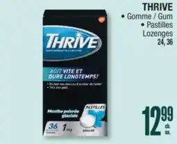 Jean Coutu THRIVE Gum, Lozenges offer