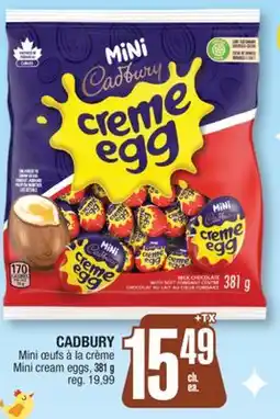 Jean Coutu CADBURY Mini cream eggs offer
