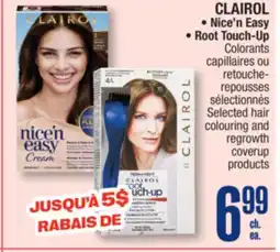 Jean Coutu CLAIROL Nice'n Easy, Root Touch-Up Selected hair colouring and regrowth coverup products offer