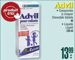 Jean Coutu Advil Chewable tablets 40 Liquid offer