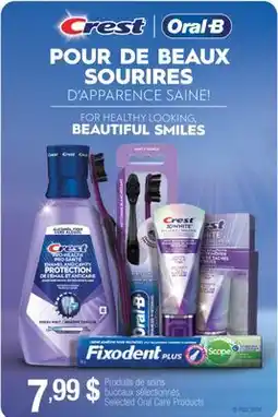 Jean Coutu CREST, ORAL-B Selected Oral Care Products offer