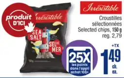 Jean Coutu IRRESISTIBLE Selected chips offer