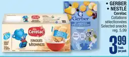 Jean Coutu GERBER, NESTLÉ Selected snacks offer