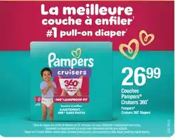 Jean Coutu Pampers Cruisers 360˚ Diapers offer