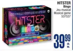 Jean Coutu HITSTER Bingo Musical game offer