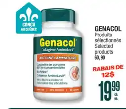 Jean Coutu GENACOL Selected products offer