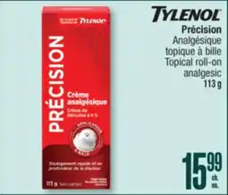 Jean Coutu TYLENOL Topical roll-on analgesic offer