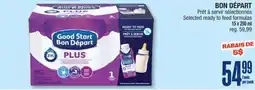 Jean Coutu BON DÉPART Selected ready to feed formulas offer
