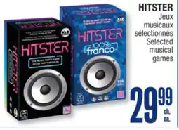 Jean Coutu HITSTER Selected musical games offer