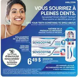 Jean Coutu SENSODYNE Produits sélectionnés offer