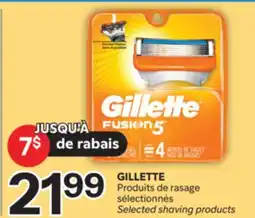 Brunet GILLETTE Produits de rasage sélectionnés offer