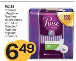 Brunet POISE Produits d'hygiène féminine sélectionnés offer