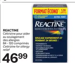 Brunet REACTINE Cétirizine pour aider au soulagement offer