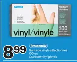 Brunet PERSONNELLE Gants de vinyle sélectionnés offer