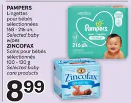 Brunet PAMPERS Lingettes pour bébés sélectionnées offer