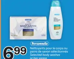Brunet PERSONNELLE Nettoyants pour le corps ou pains de savon sélectionnés offer