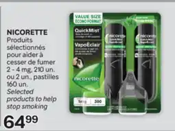 Brunet NICORETTE Produits sélectionnés pour aider à cesser de fumer offer