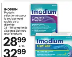 Brunet IMODIUM Produits sélectionnés pour le soulagement rapide de la diarrhée offer