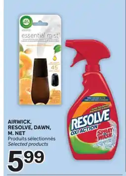 Brunet AIRWICK, RESOLVE, DAWN, M. NET Produits sélectionnés offer