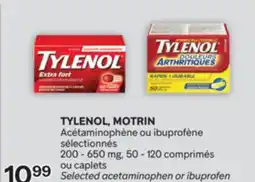 Brunet TYLENOL, MOTRIN Acétaminophène ou ibuprofène sélectionnés offer