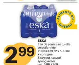 Brunet ESKA Eau de source naturelle sélectionnée offer