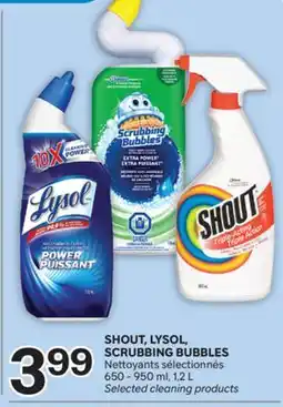 Brunet SHOUT, LYSOL, SCRUBBING BUBBLES Nettoyants sélectionnés offer
