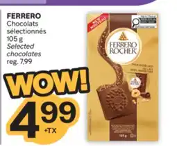 Brunet FERRERO Chocolats sélectionnés offer