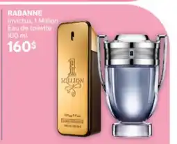 Brunet RABANNE Invictus, 1 Million Eau de toilette offer