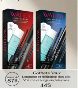 Brunet WATIER Coffrets Yeux Longueur et définition des cils Volume et longueur intenses offer